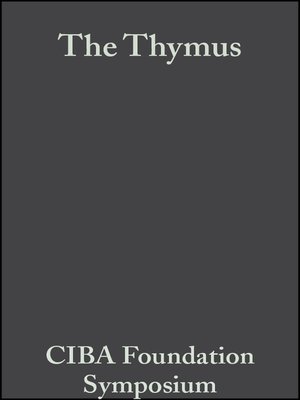 cover image of The Thymus
